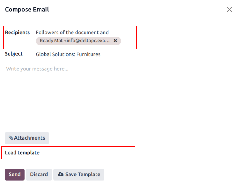 CRM 应用中展开的完整 chatter 编辑器。