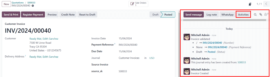 新活动类型表单。