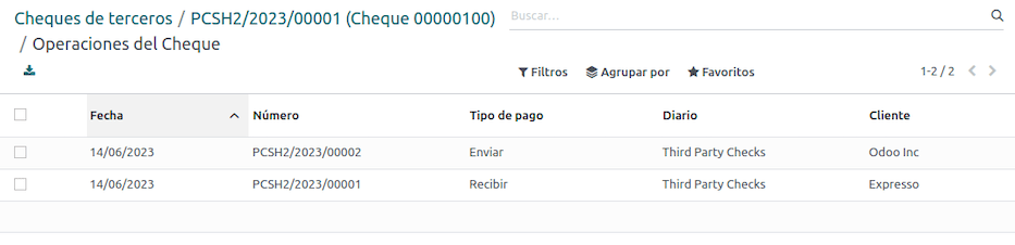 检查操作菜单。
