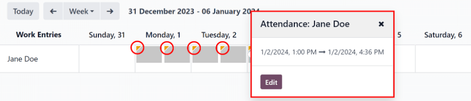 一行冲突记录，其中一条显示了冲突的详细信息。