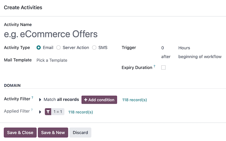 创建活动的弹出窗口。
