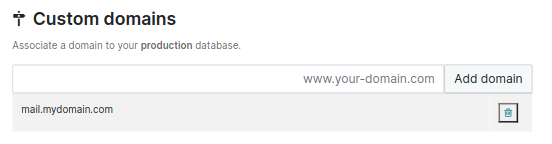 在分支上设置 Odoo 子域名。