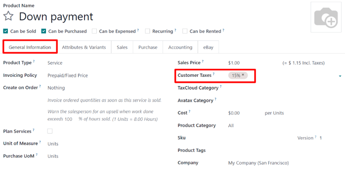 如何修改与预付款关联的收入账户。