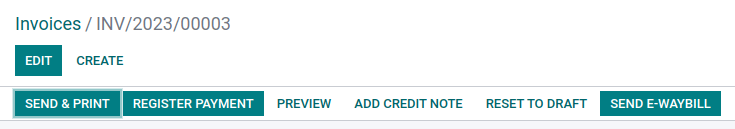 发票上的发送电子运单按钮
