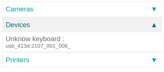 在物联网盒子上识别到了脚踏开关。