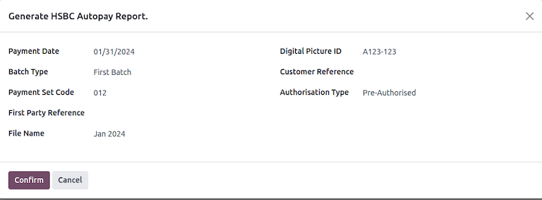 香港汇丰银行自动付款向导。