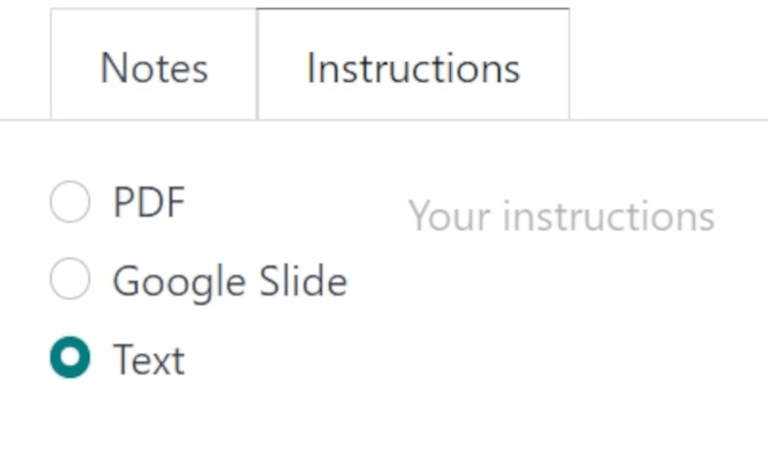 维护请求表单上的说明标签选项。