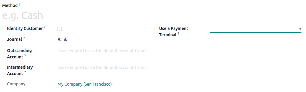 为 POS 创建新的支付方式。