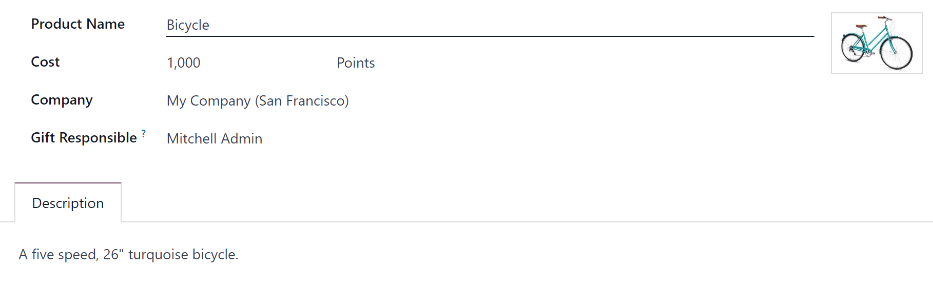 一份填写完整的奖励表格，所有详细信息均已录入。