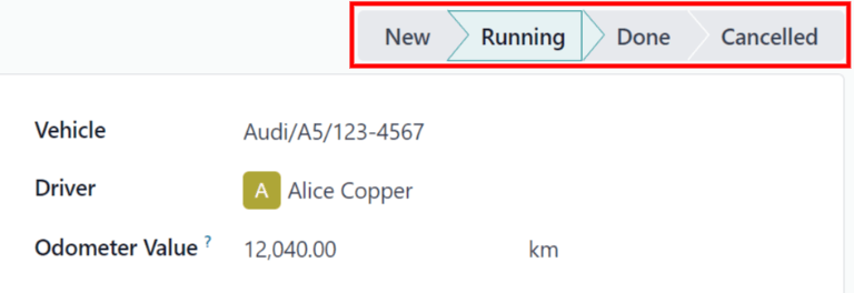 从服务表单中看到的阶段。
