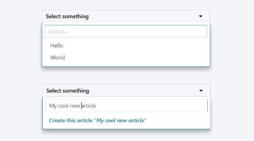 SelectMenu 底部区域自定义示例