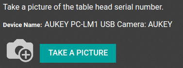 设备的质量控制点上的图形用户界面。