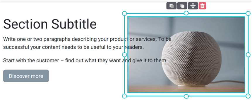 将图像定位在文本后面