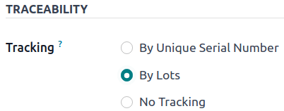 启用批次和序列号。
